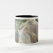 Pasie, das in Bougivals Garten, 1881 näht Zweifarbige Tasse (Mittel)