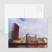 Pasig River Feiertagspostkarte (Vorne/Hinten)