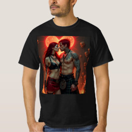 Pasión Ardiente: Amor entre Sombras T-Shirt