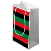 Pasn-African Flag Geschenktasche Kleine Geschenktüte (Vorderseite Schrägansicht)