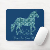 Paso Fino Aquamarines Pferd Grunge Mousepad (Mit Mouse)