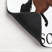 Paso Fino Bay Horse Artwork Mousepad (Ecke)