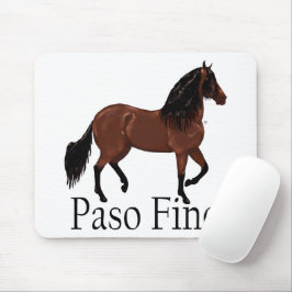 Paso Fino Bay Horse Artwork Mousepad