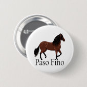 Paso Fino Bay "Paso Fino" Button (Vorne & Hinten)