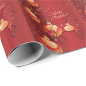 Paso Fino Horse Christmas Joy Geschenkpapier (Rolleneckpunkt)