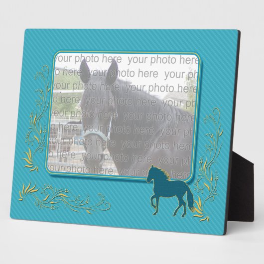 Paso Fino Horse Foto Frame Fotoplatte (Seite)
