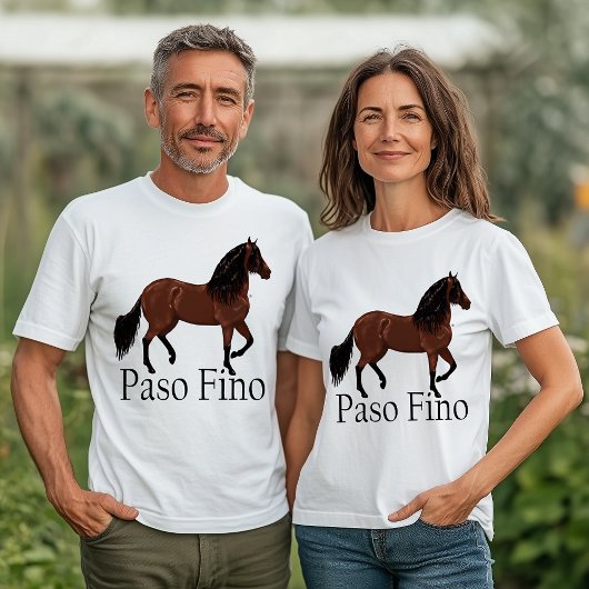 Paso Fino Horse Illustration Reittier T-Shirt