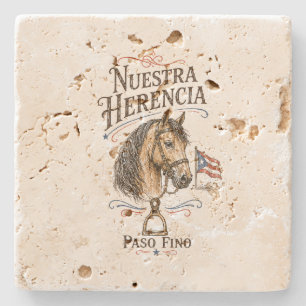 Paso Fino Pferd Puerto Rico Steinuntersetzer