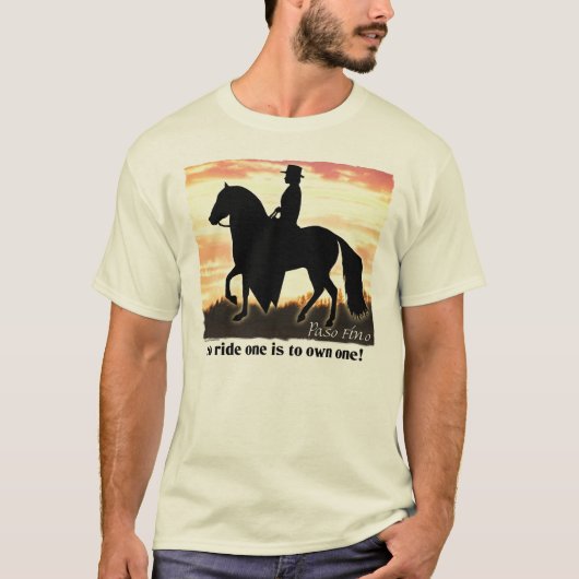 Paso Fino Pferd T-Shirt (Vorderseite)