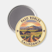 Paso Robles California Central Coast Magnet (Vorderseite/Rückseite)