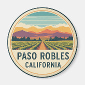Paso Robles California Central Coast Magnet (Vorne)