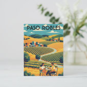 Paso Robles California Central Coast Postkarte (Stehend Vorderseite)