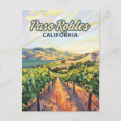 Paso Robles California Postkarte (Vorderseite)