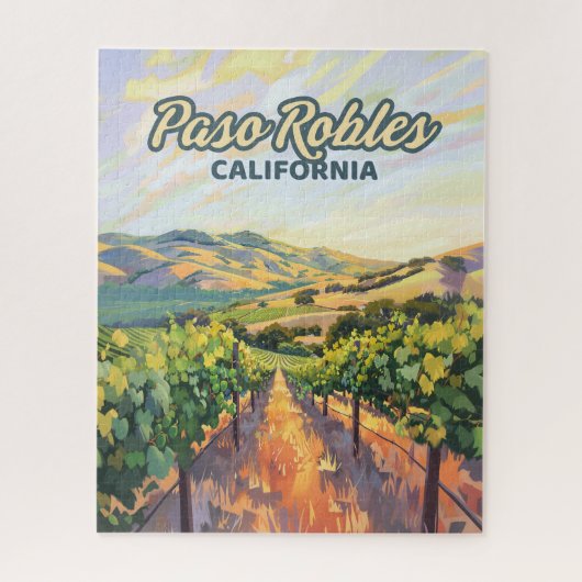 Paso Robles California Puzzle (Vertikal)