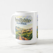 Paso Robles California Weinberg Central Coast Kaffeetasse (Vorderseite Links)