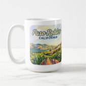 Paso Robles California Weinberg Central Coast Kaffeetasse (Links)