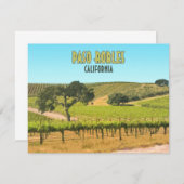 Paso Robles California Weinberg Vintag Flasche Kar (Vorne/Hinten)