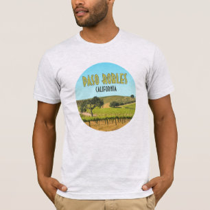 Paso Robles California Weinberg Vintag T-Shirt