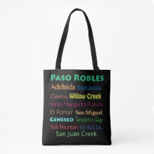 Paso Robles Colorful Wine Tasche