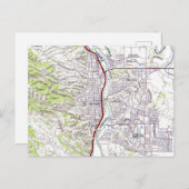 Paso Robles, Kalifornien Karte (Vorne/Hinten)