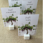 Paso Robles Weingut Weinkeller Hochzeit Tischnumme Tischnummer