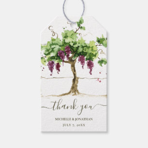 Paso Robles Weinkeller Gastgeschenke Hochzeit Geschenkanhänger