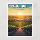 Paso Robles - Zentralküste Kaliforniens Postkarte (Vorderseite)