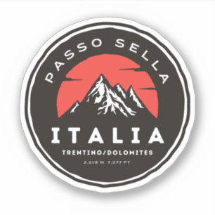 Paso San Salvatore - der Zuckerhut Aufkleber