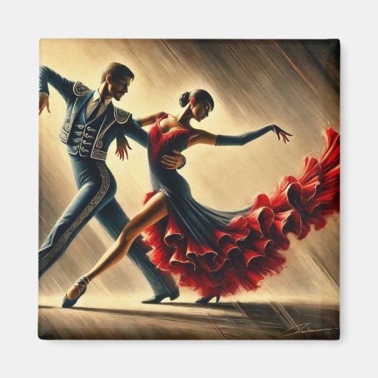 Pasodoble Dancers Magnet (Vorne)