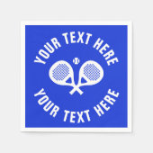 Paspeltennis Serviette (Vorderseite)