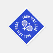 Paspeltennis Serviette (Ecke)