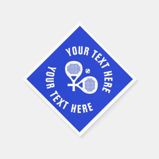 Paspeltennis Serviette (Ecke)