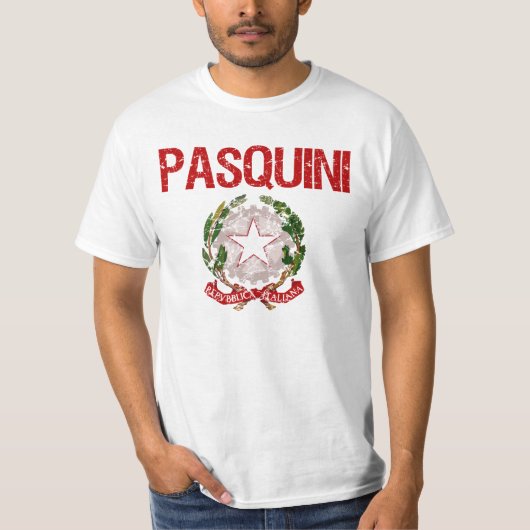 Pasquini Italiener-Familienname T-Shirt (Vorderseite)