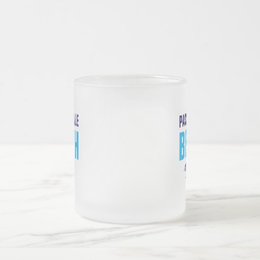 Pass-A-Grille Beach Florida Coffee Mug Mattglastasse (Mittel)