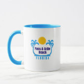 Pass-A-Grille Beach Florida Coffee Tasse (Links)