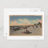 Pass-a-Grille Beach, Florida - Sonnenbader auf Postkarte (Vorne/Hinten)
