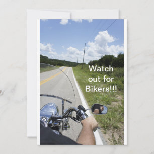 Pass auf Biker auf