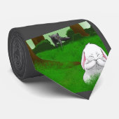 Pass auf das kleine Kaninchen auf! Necktie Krawatte (Gerollt)