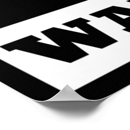 Pass auf, dass der orwellsche Große Bruder dich be Poster (Ecke)