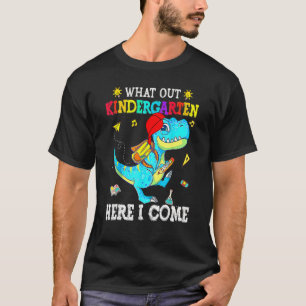 Pass auf den Kindergarten auf, hier komme ich Dino T-Shirt