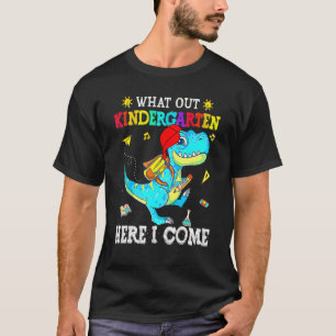 Pass auf den Kindergarten auf, hier komme ich Dino T-Shirt