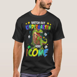 Pass auf den Kindergarten auf, hier komme ich Dino T-Shirt