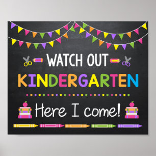Pass auf den Kindergarten auf, hier komme ich zum Poster