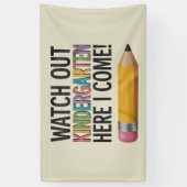 Pass auf den Kindergarten auf, hier komme ich zurü Banner (Vertikal)