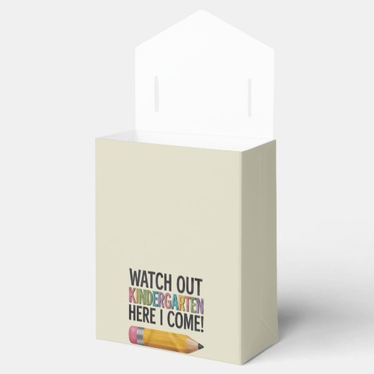 Pass auf den Kindergarten auf, hier komme ich zurü Geschenkschachtel (Geöffnet)