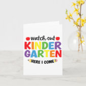 Pass auf den Kindergarten auf, hier komme ich zurü Karte (Gelbe Blume)