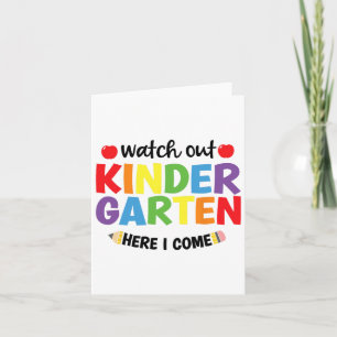 Pass auf den Kindergarten auf, hier komme ich zurü Karte