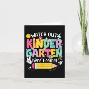 Pass auf den Kindergarten auf, ich komme den erste Karte
