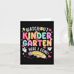 Pass auf den Kindergarten auf, ich komme den erste Karte