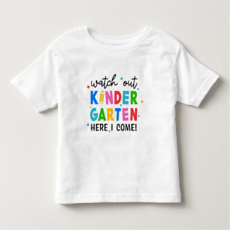 Pass auf den Kindergarten auf, ich komme Niedlich Kleinkind T-shirt